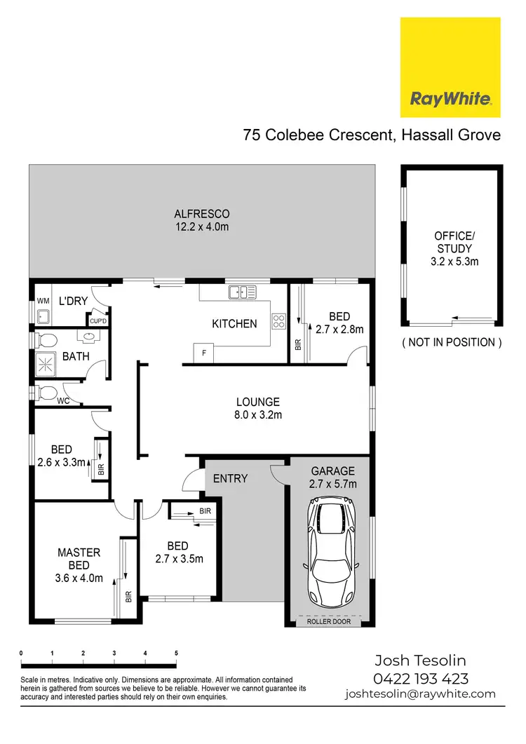 Floorplan of Homely house listing, 75 Colebee Crescent, Hassall Grove NSW 2761