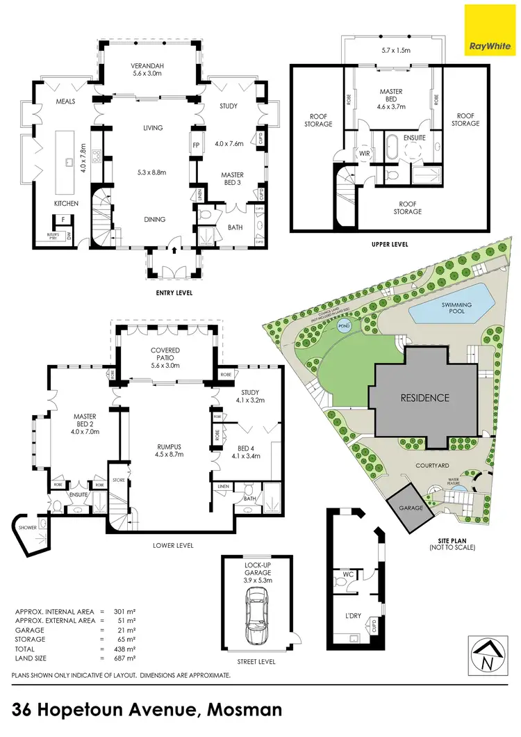 Floorplan of Homely house listing, 36 Hopetoun Avenue, Mosman NSW 2088