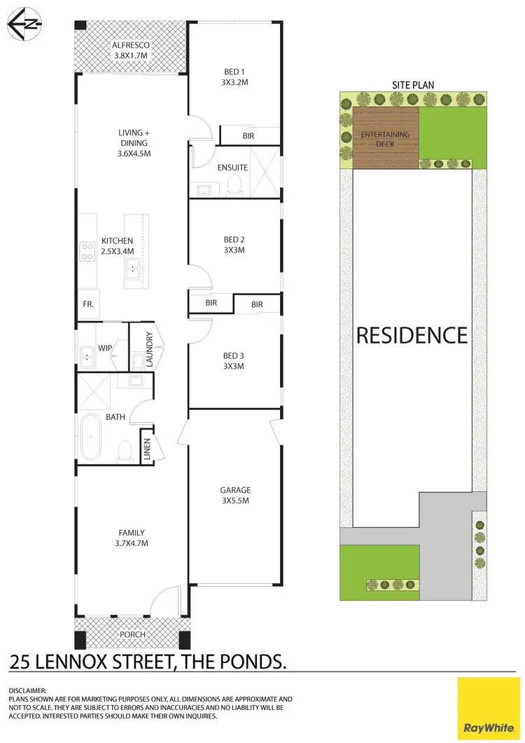 Floorplan of Homely house listing, 25 Lennox Street, The Ponds NSW 2769