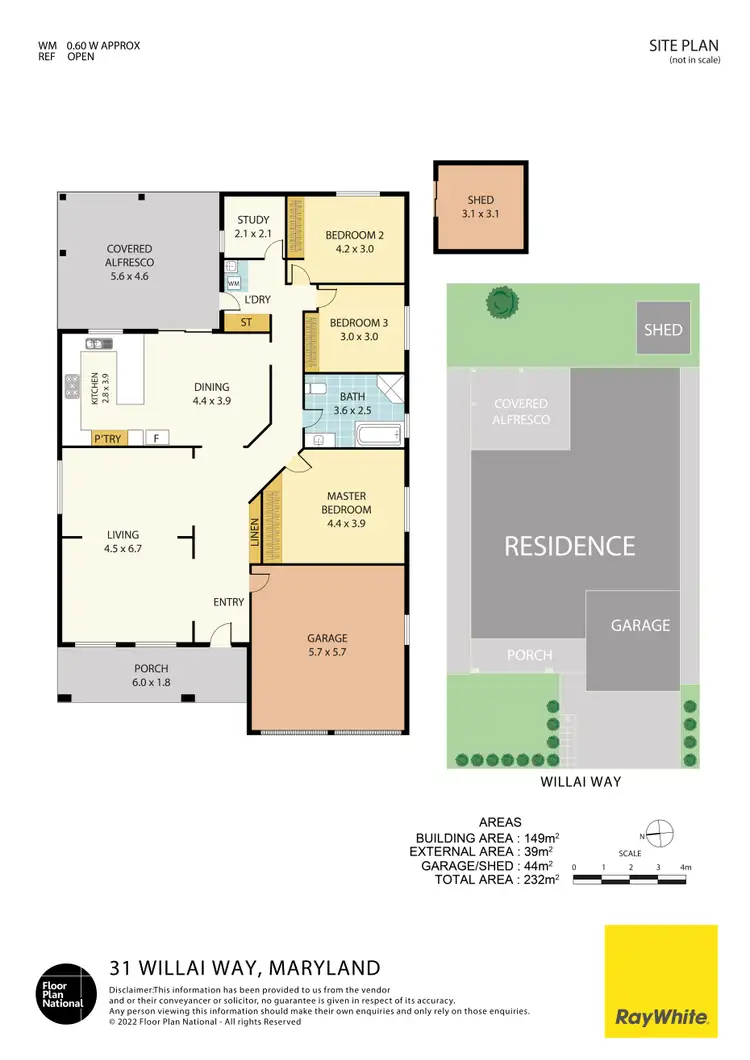 Floorplan of Homely house listing, 31 Willai Way, Maryland NSW 2287