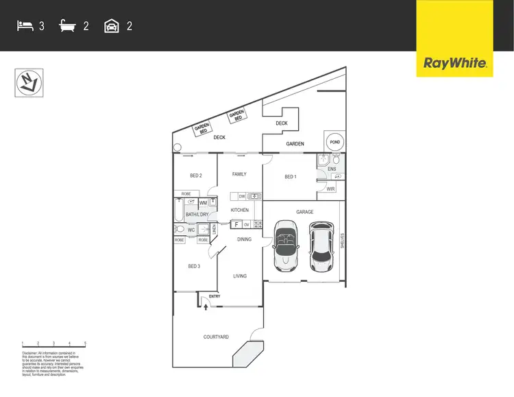 Floorplan of Homely house listing, 9/32 Crisp Circuit, Bruce ACT 2617