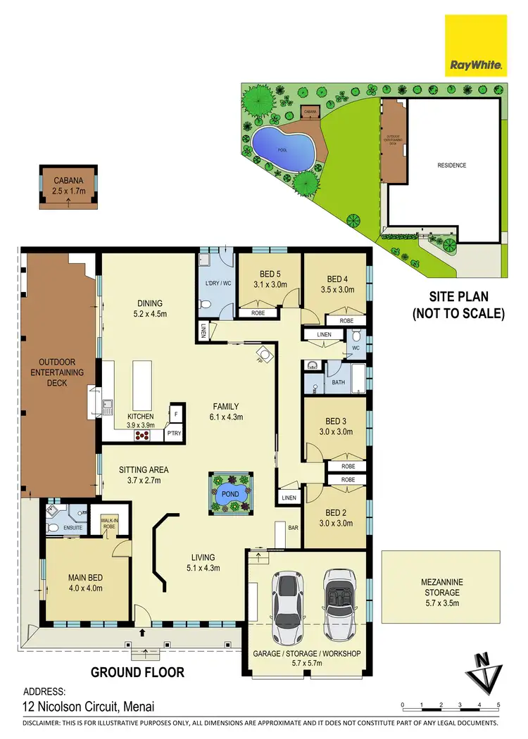 Floorplan of Homely house listing, 12 Nicolson Circuit, Menai NSW 2234