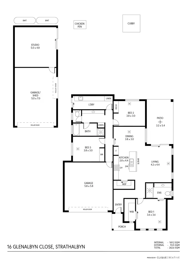 Floorplan of Homely house listing, 16 Glenalbyn Close, Strathalbyn SA 5255