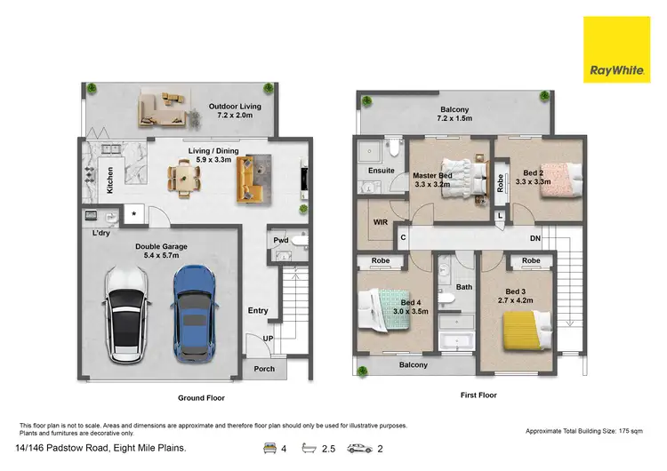 Floorplan of Homely townhouse listing, 14/146 Padstow Road, Eight Mile Plains QLD 4113