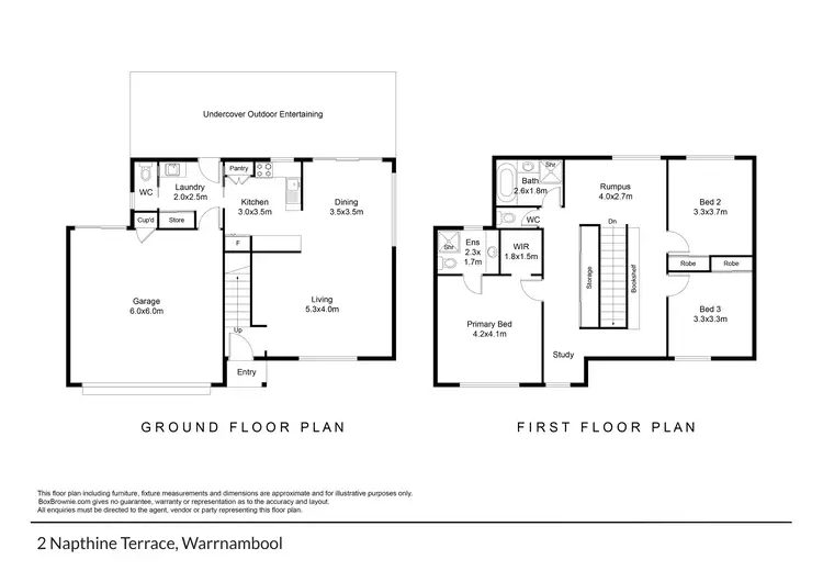 Floorplan of Homely house listing, 2 Napthine Terrace, Warrnambool VIC 3280