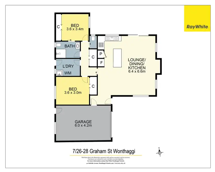 Floorplan of Homely unit listing, 7/26-28 Graham Street, Wonthaggi VIC 3995