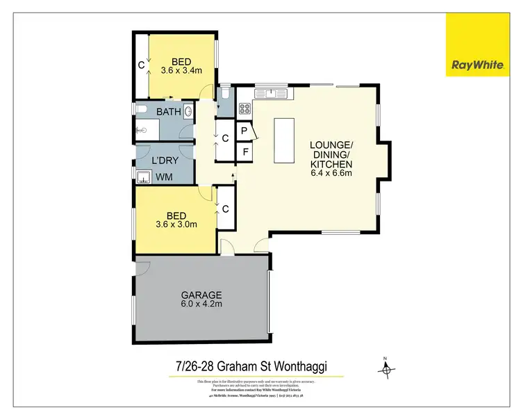 Floorplan of Homely unit listing, 7/26-28 Graham Street, Wonthaggi VIC 3995