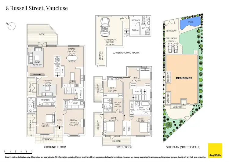 Floorplan of Homely house listing, 8 Russell Street, Vaucluse NSW 2030