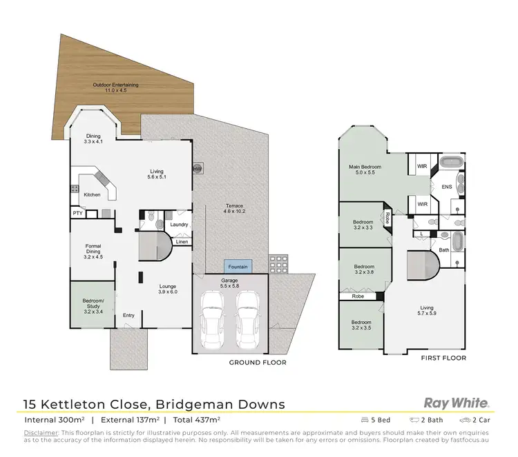 Floorplan of Homely house listing, 15 Kettleton Close, Bridgeman Downs QLD 4035
