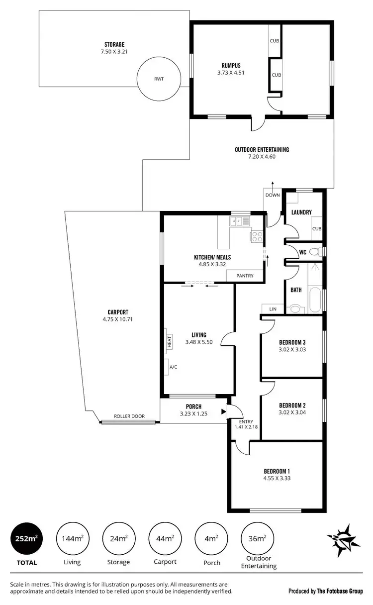 Floorplan of Homely house listing, 20 Bridges Street, Rosewater SA 5013