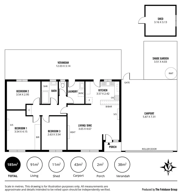 Floorplan of Homely house listing, 6 Manoora Street, Osborne SA 5017