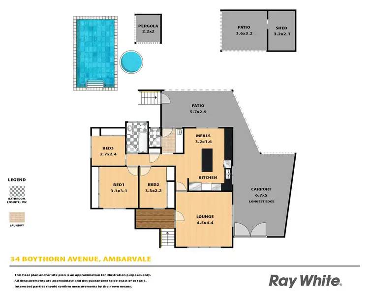 Floorplan of Homely house listing, 34 Boythorn Avenue, Ambarvale NSW 2560