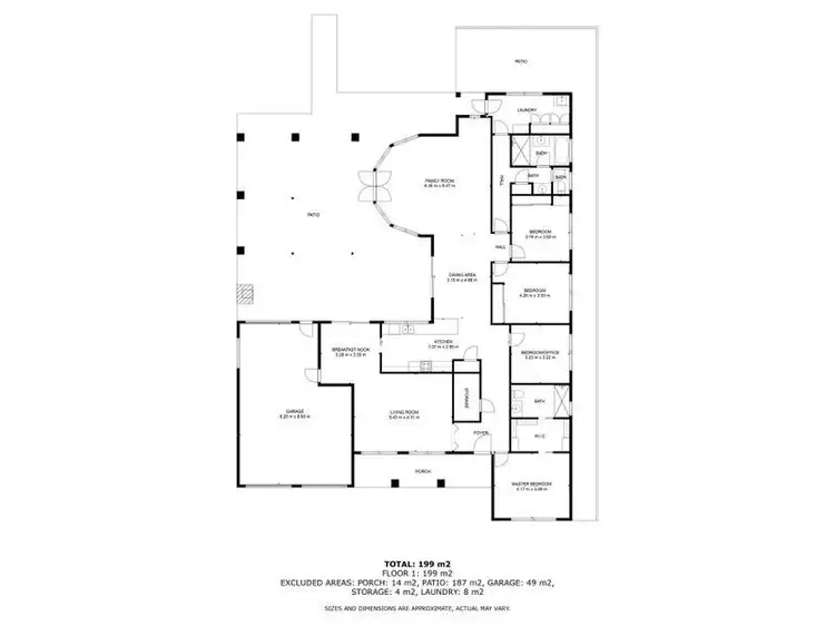 Floorplan of Homely house listing, 22 The Meadow, Thurgoona NSW 2640