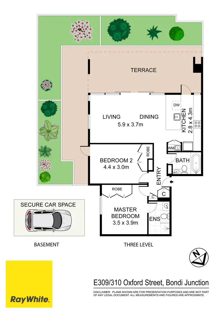 Floorplan of Homely apartment listing, 309/310 Oxford Street, Bondi Junction NSW 2022
