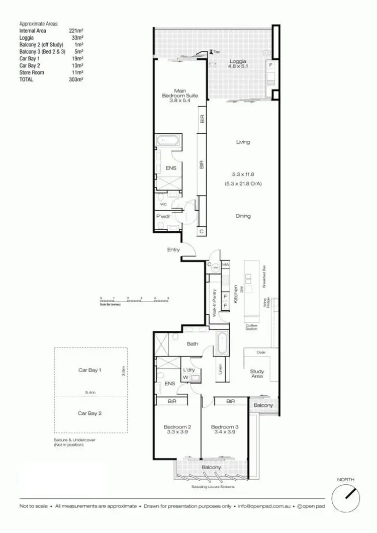 Floorplan of Homely apartment listing, 16/11 Leighton Beach Boulevard, North Fremantle WA 6159