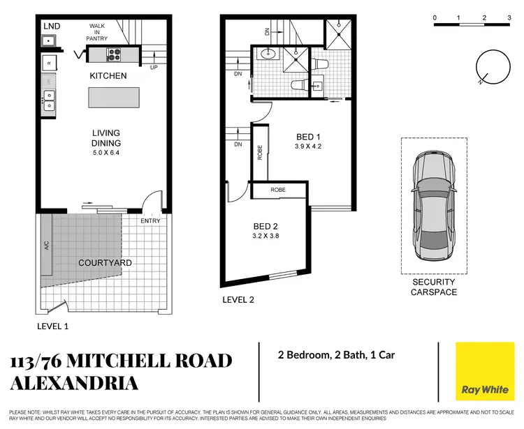 Floorplan of Homely apartment listing, 113/76 Mitchell Road, Alexandria NSW 2015