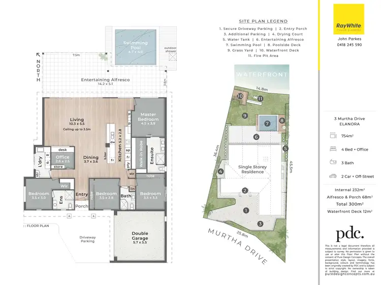 Floorplan of Homely house listing, 3 Murtha Drive, Elanora QLD 4221