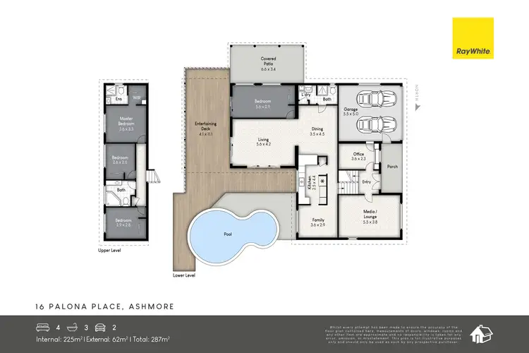Floorplan of Homely house listing, 16 Palona Place, Ashmore QLD 4214
