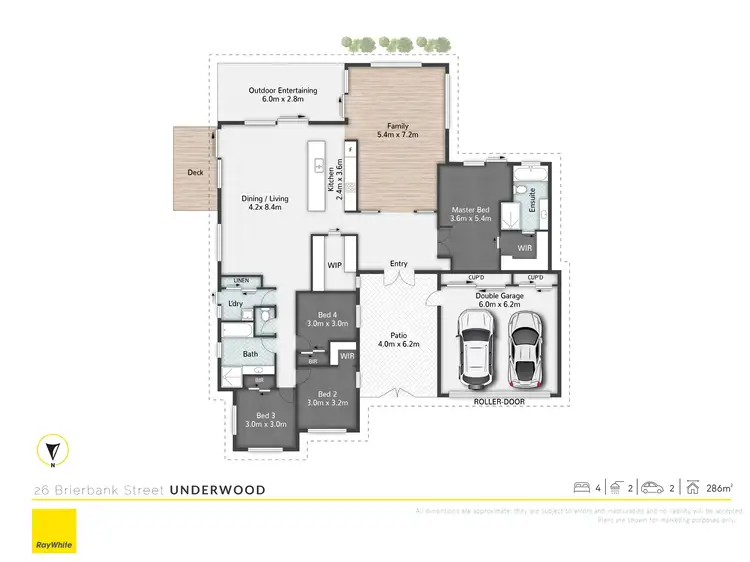 Floorplan of Homely house listing, 26 Brierbank Street, Underwood QLD 4119