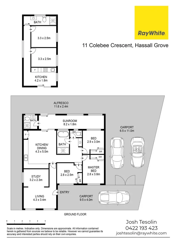 Floorplan of Homely house listing, 11 Colebee Crescent, Hassall Grove NSW 2761