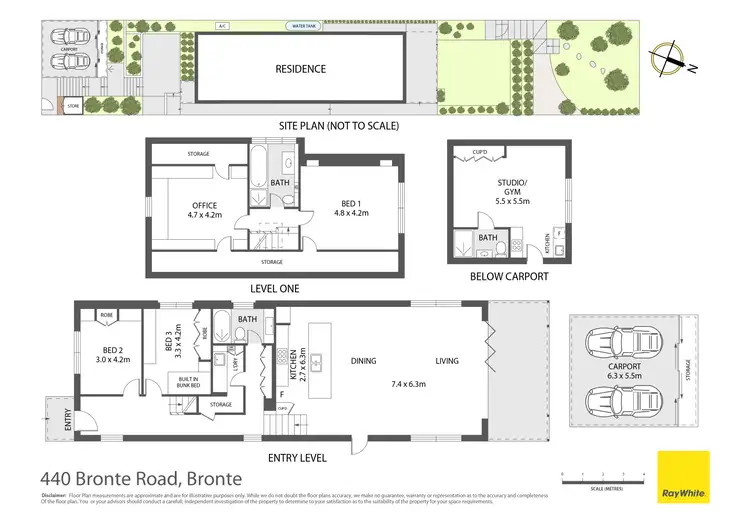 Floorplan of Homely house listing, 440 Bronte Road, Bronte NSW 2024