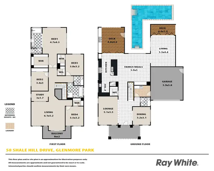 Floorplan of Homely house listing, 58 Shale Hill Drive, Glenmore Park NSW 2745