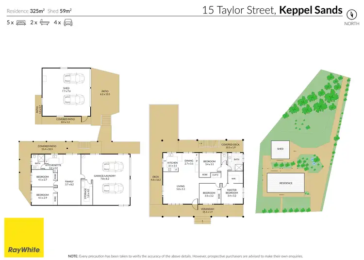 Floorplan of Homely house listing, 15 Taylor Street, Keppel Sands QLD 4702