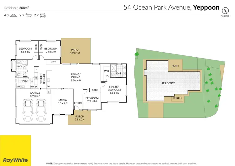 Floorplan of Homely house listing, 54 Ocean Park Avenue, Yeppoon QLD 4703
