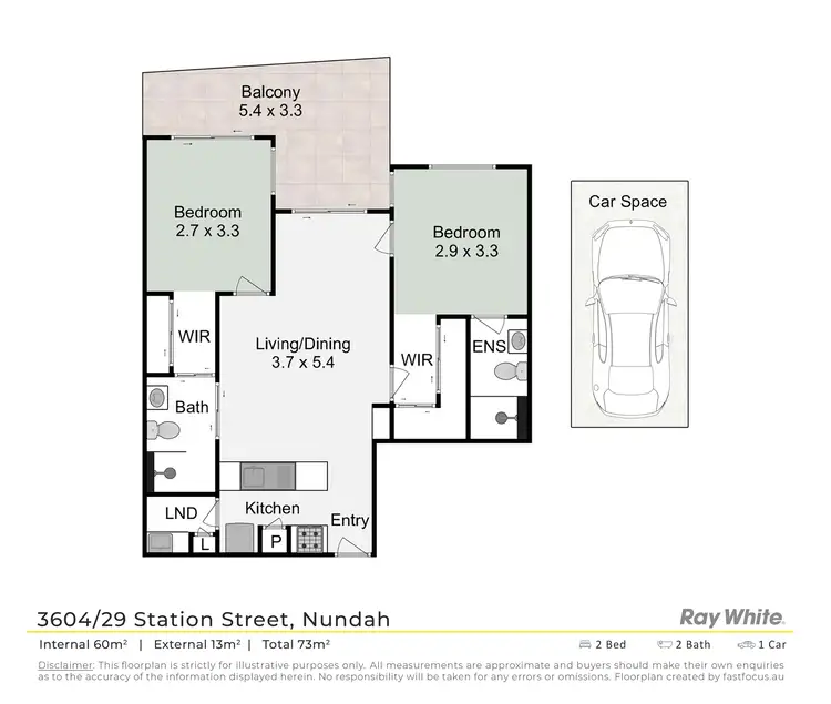 Floorplan of Homely apartment listing, 3604/29 Station Street, Nundah QLD 4012