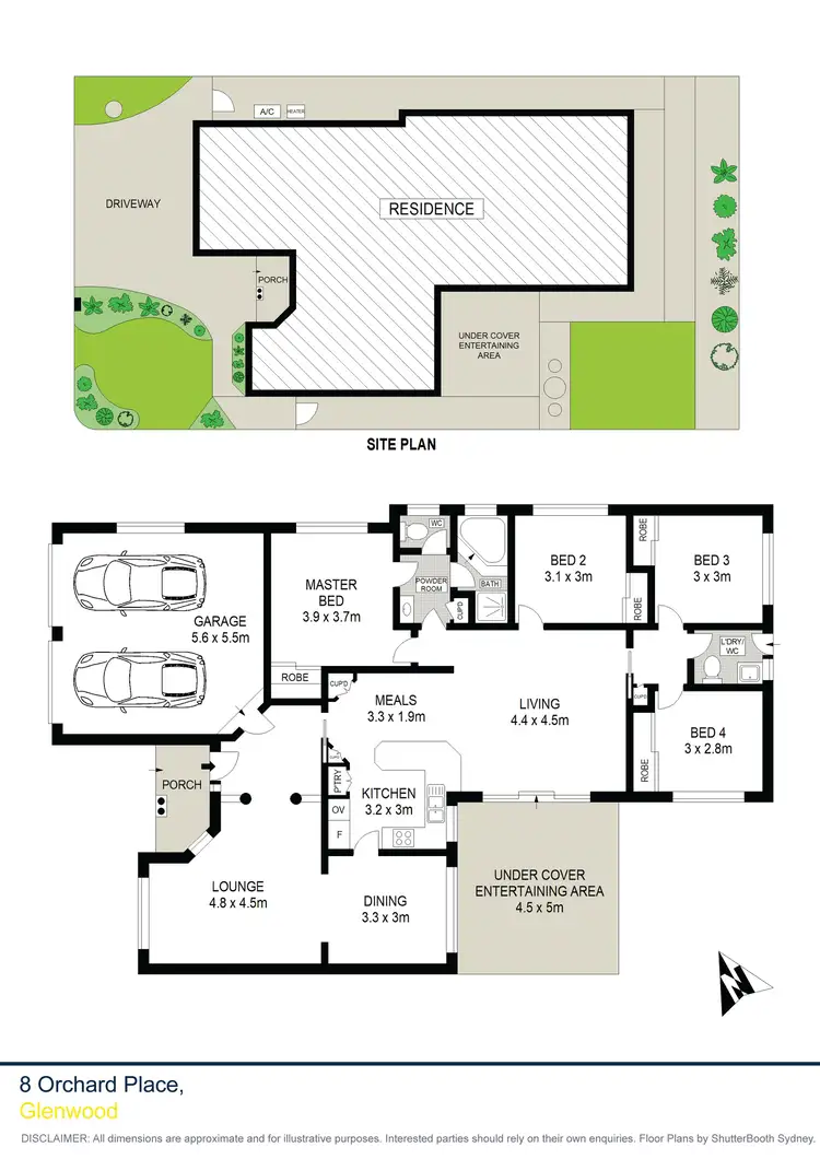 Floorplan of Homely house listing, 8 Orchard Place, Glenwood NSW 2768