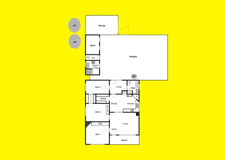 Floorplan of Homely house listing, 322 Fifth Street, Merbein VIC 3505