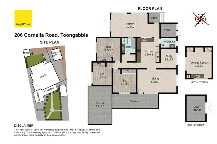 Floorplan of Homely house listing, 206 Cornelia Road, Toongabbie NSW 2146