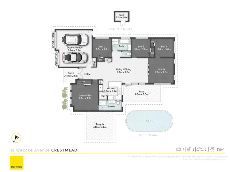 Floorplan of Homely house listing, 12 Webcke Avenue, Crestmead QLD 4132