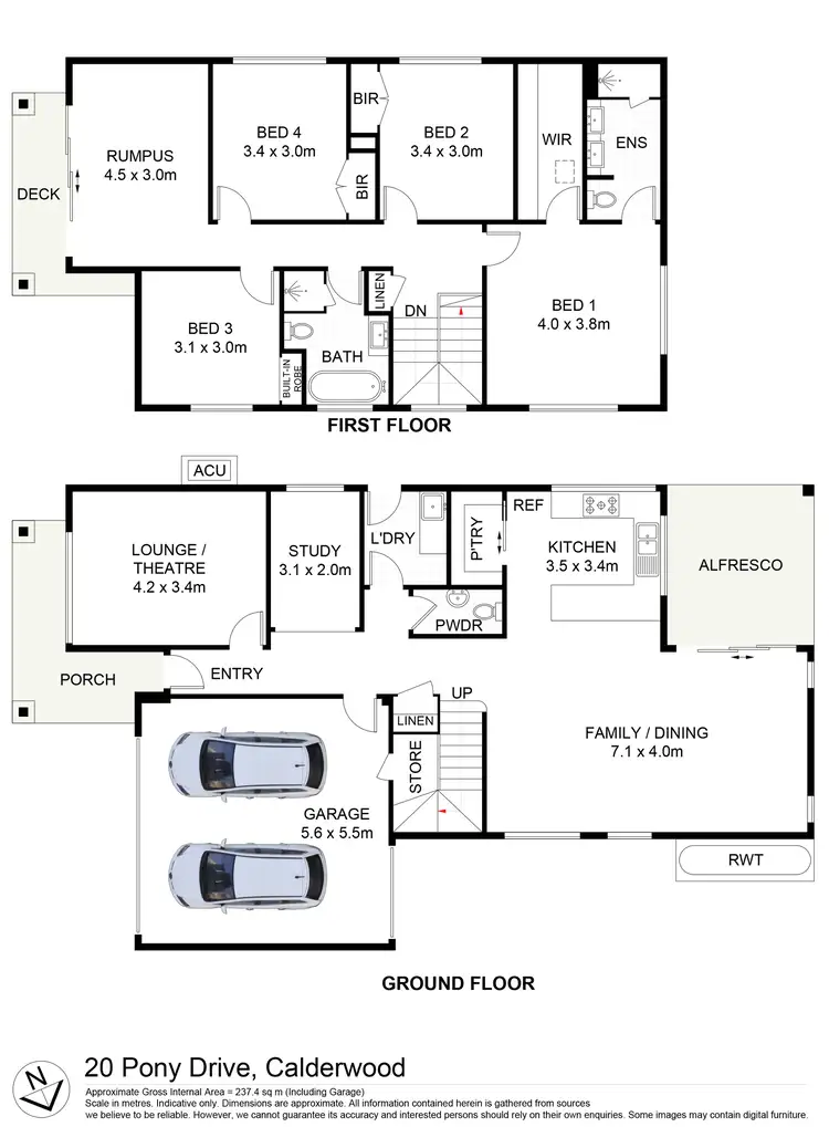 Floorplan of Homely house listing, 20 Pony Drive, Calderwood NSW 2527