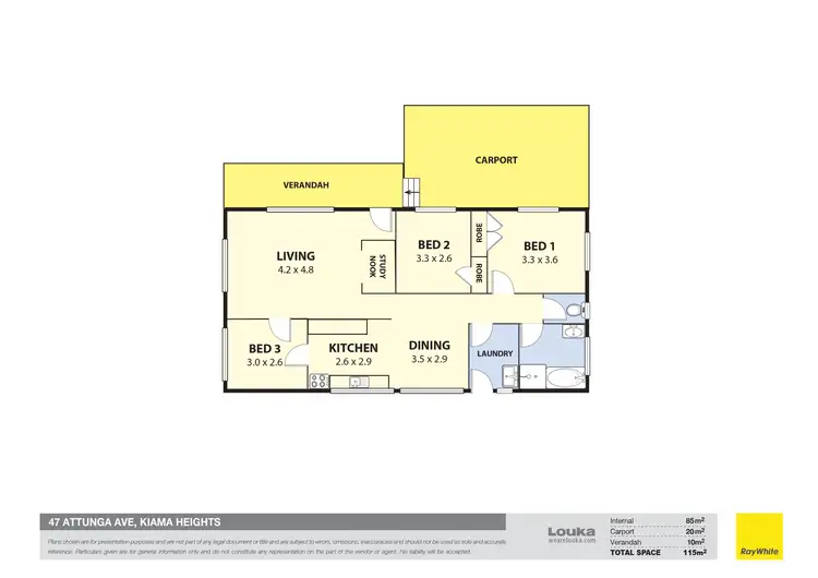 Floorplan of Homely house listing, 47 Attunga Avenue, Kiama Heights NSW 2533