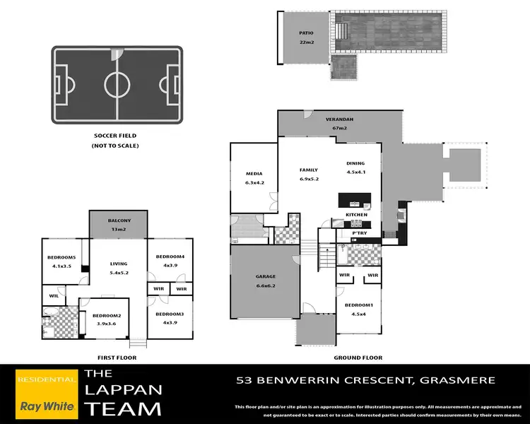 Floorplan of Homely house listing, 53 Benwerrin Crescent, Grasmere NSW 2570