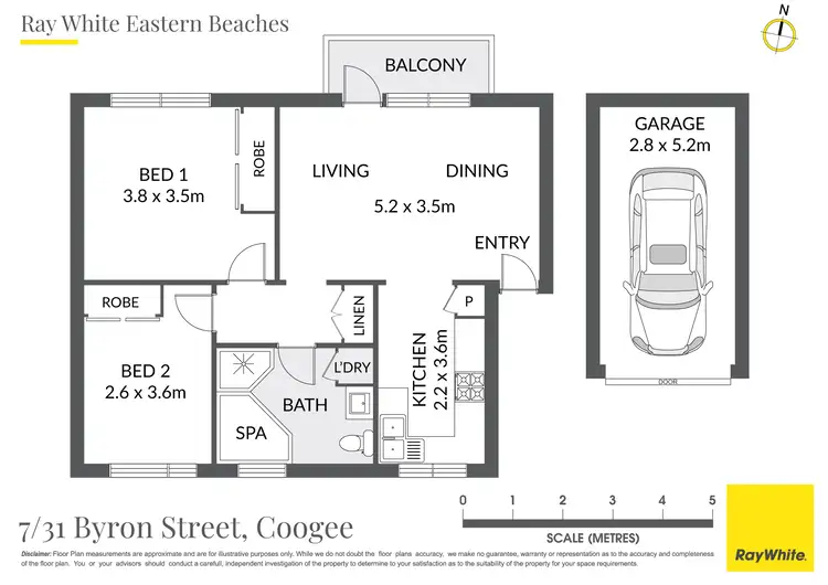Floorplan of Homely apartment listing, 7/31 Byron Street, Coogee NSW 2034