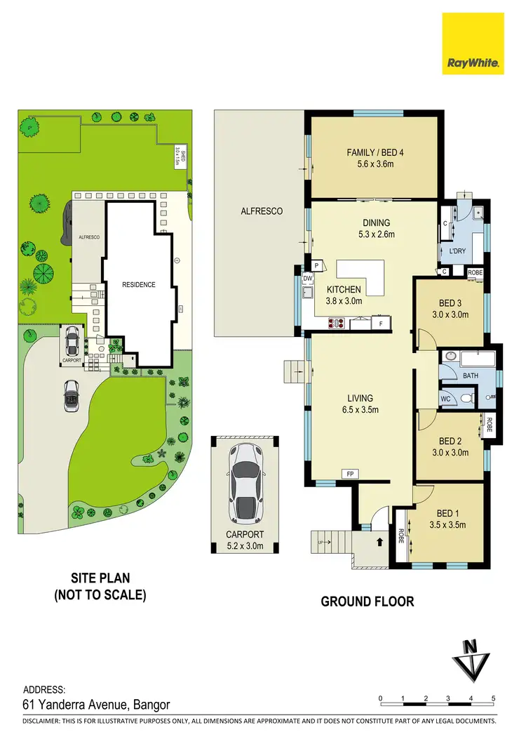 Floorplan of Homely house listing, 61 Yanderra Avenue, Bangor NSW 2234