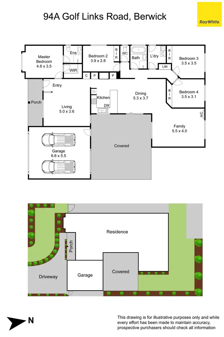 Floorplan of Homely house listing, 94A Golf Links Road, Berwick VIC 3806