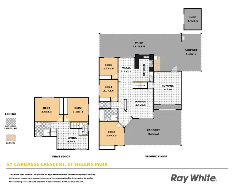 Floorplan of Homely house listing, 57 Carbasse Crescent, St Helens Park NSW 2560