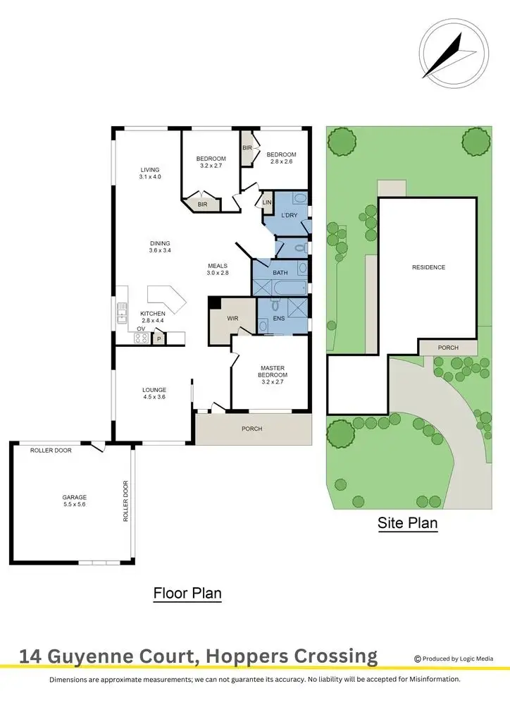 Floorplan of Homely house listing, 14 Guyenne Court, Hoppers Crossing VIC 3029