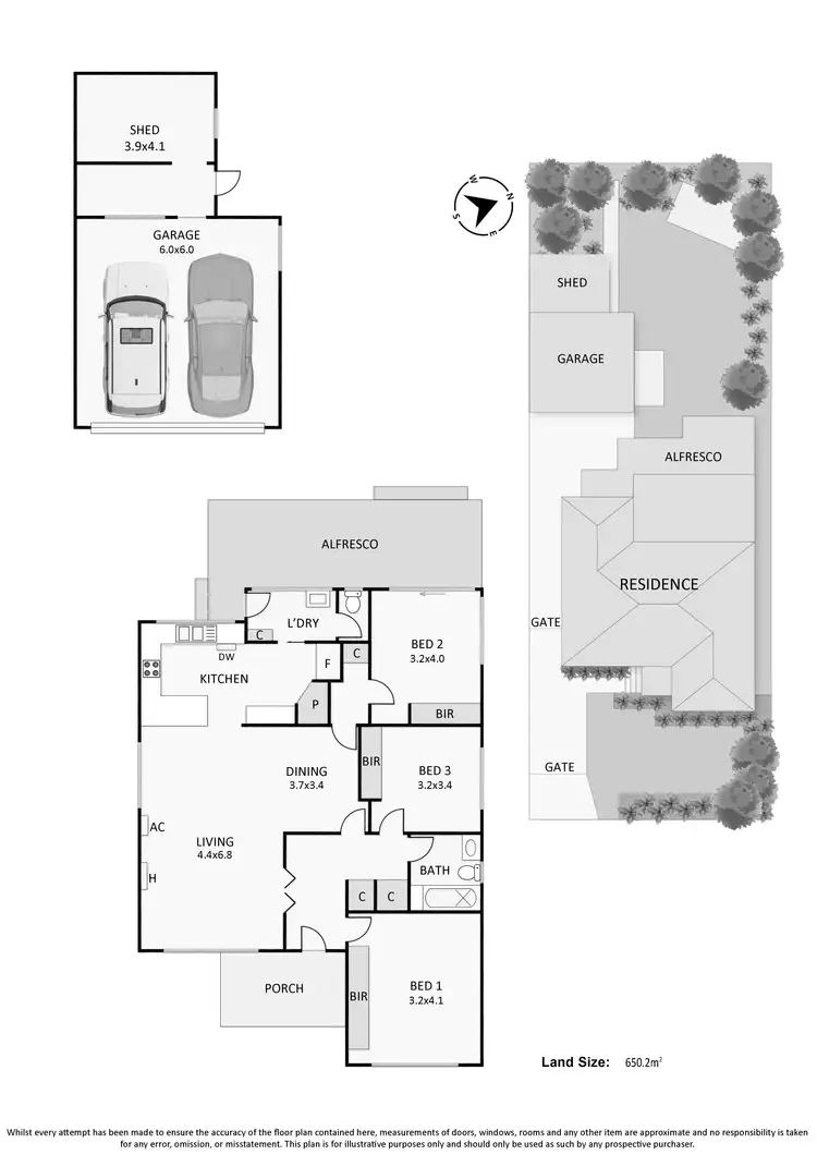 Floorplan of Homely house listing, 4 Keast Street, Frankston South VIC 3199