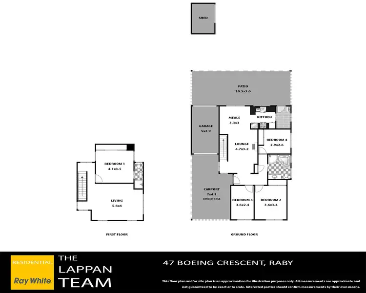 Floorplan of Homely house listing, 47 Boeing Crescent, Raby NSW 2566