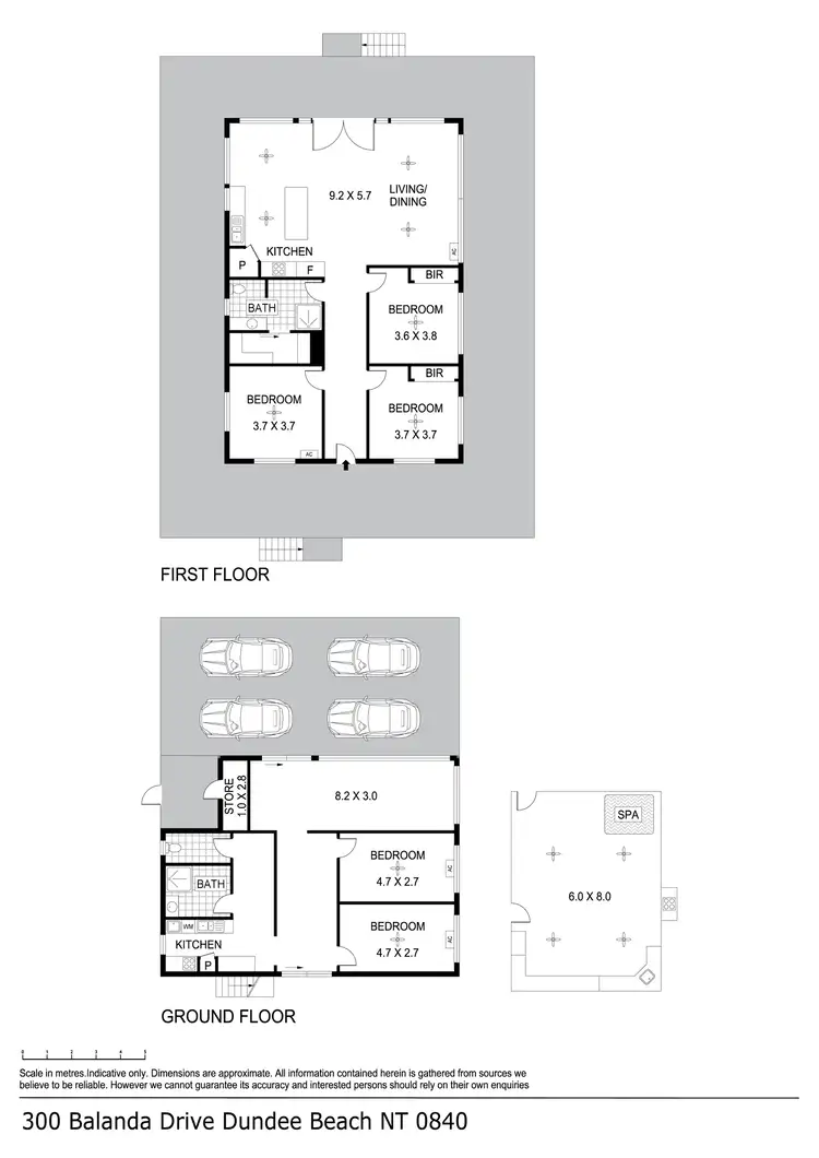 Floorplan of Homely house listing, 300 Balanda Drive, Dundee Beach NT 840