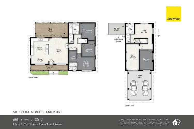 Floorplan of Homely house listing, 50 Freda Street, Ashmore QLD 4214