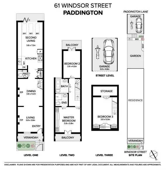 Floorplan of Homely house listing, 61 Windsor Street, Paddington NSW 2021