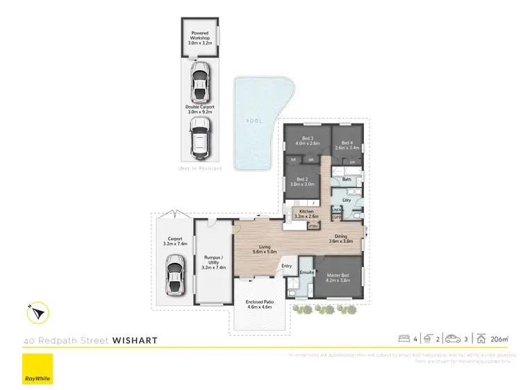 Floorplan of Homely house listing, 40 Redpath Street, Wishart QLD 4122
