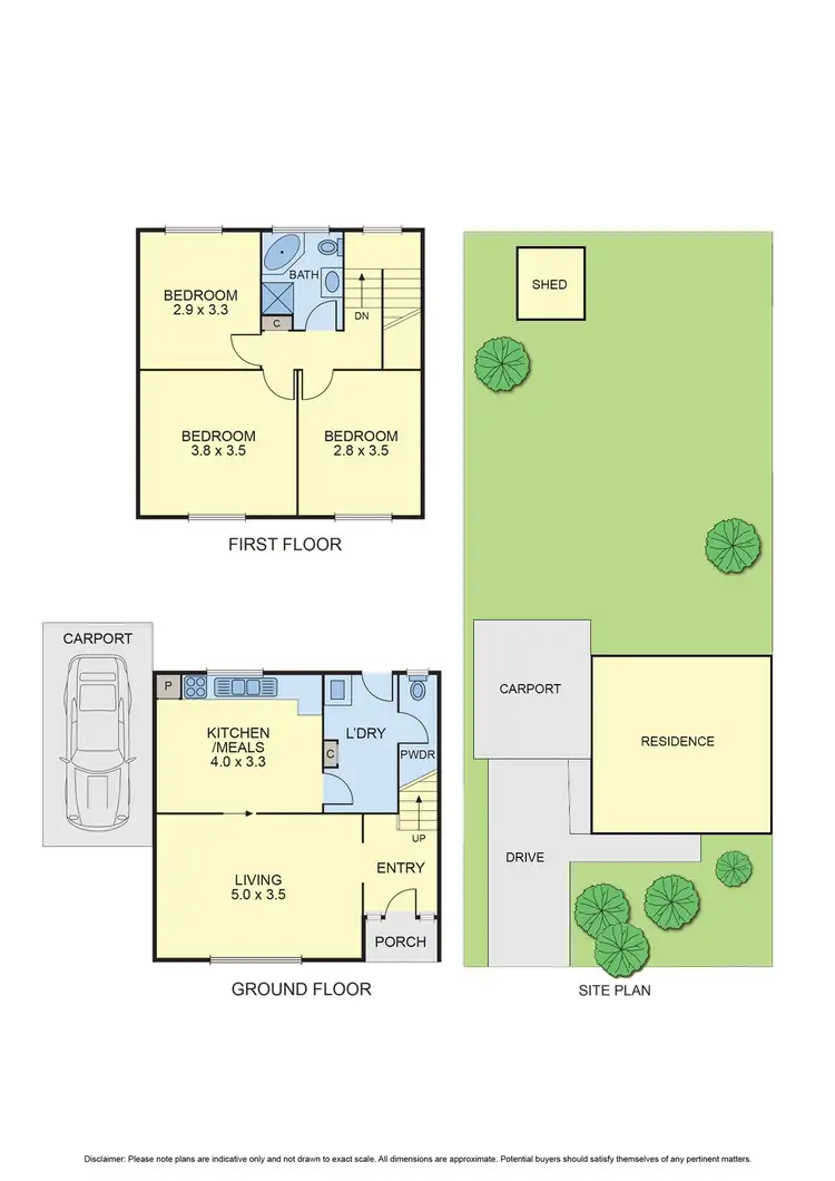 Floorplan of Homely house listing, 77 Graham Street, Broadmeadows VIC 3047