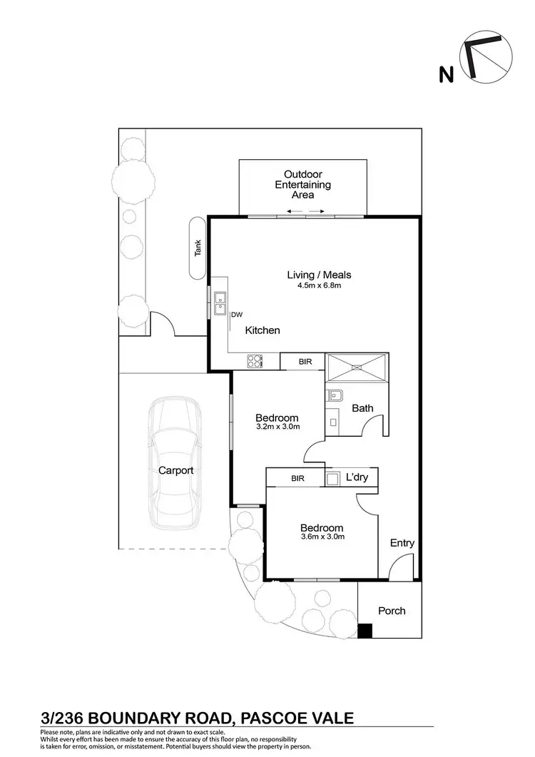 Floorplan of Homely unit listing, 3/236 Boundary Road, Pascoe Vale VIC 3044