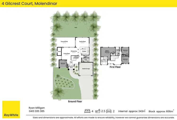 Floorplan of Homely house listing, 4 Gilcrest Court, Molendinar QLD 4214